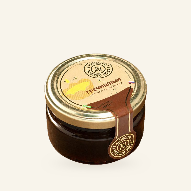 Гречишный мёд 150 г — фасованный мёд оптом