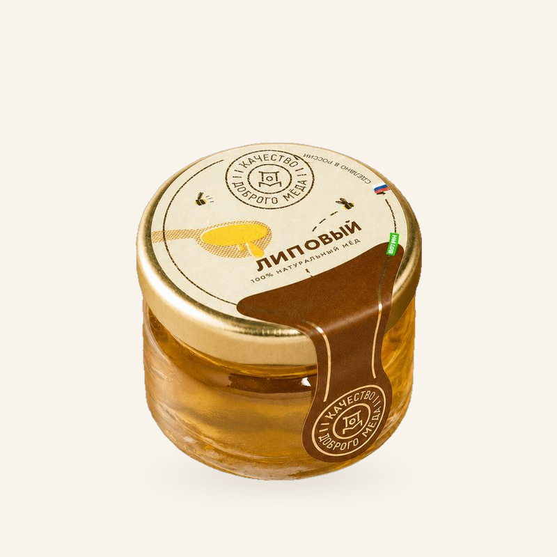 Липовый мёд 30 г — фасованный мёд оптом
